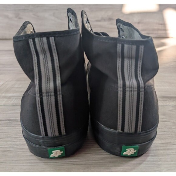 PF Flyers Sandlot Black Canvas Center Hi High Top Sneakers Shoes Mens Size 14 - Picture 4 of 13